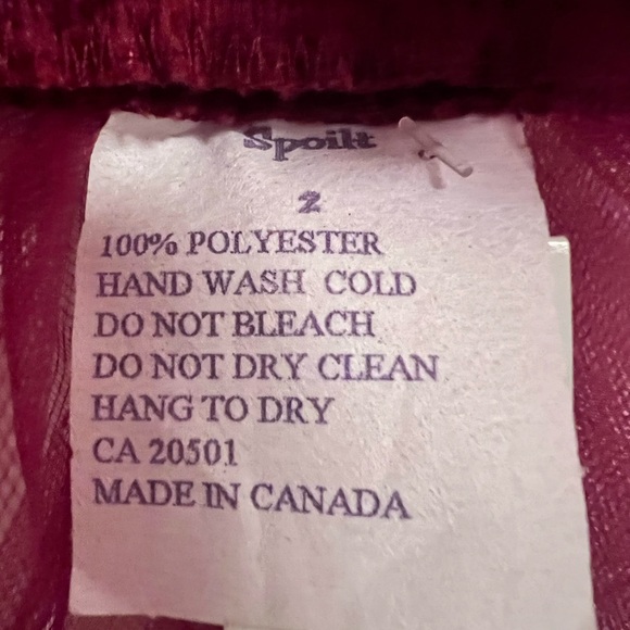 2/$40 NWT Spoilt kids tutu in size 2 in burgundy. - Picture 6 of 7